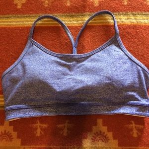 Purple Lululemon Flow Y Bra - 6